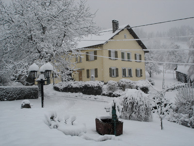 la maison en hiver